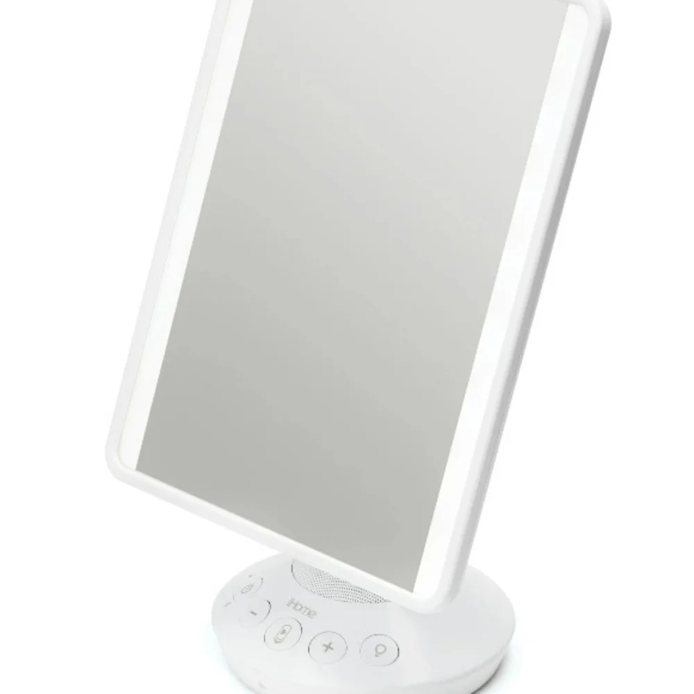 iHome White Bluetooth Vanity Mirror